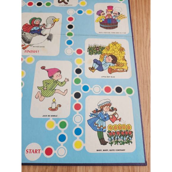 Vintage Cadaco Mother Goose Board Game 1971 Board Only Replacement Piece - Picture 6 of 7